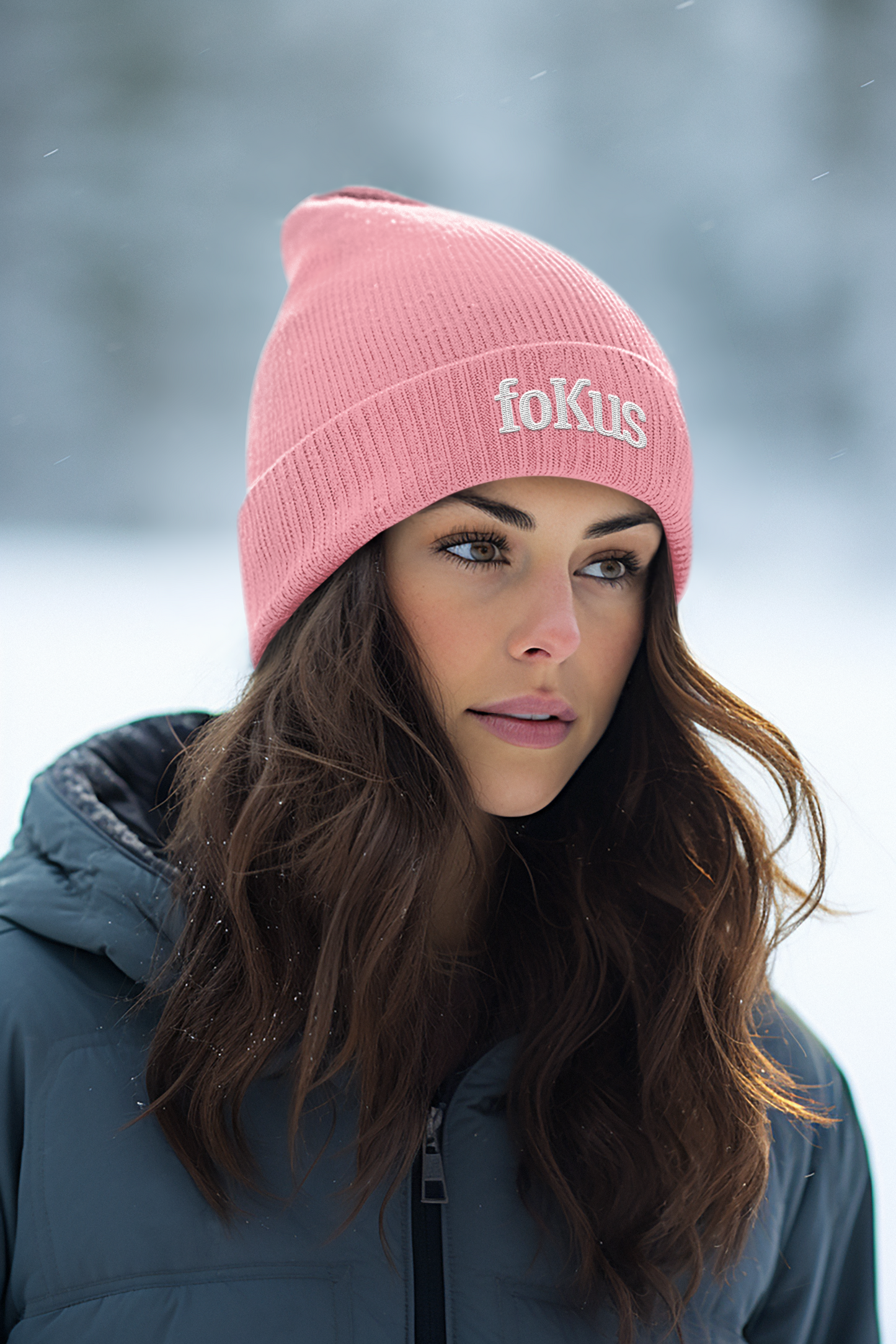 foKus Beanie -TEXT-