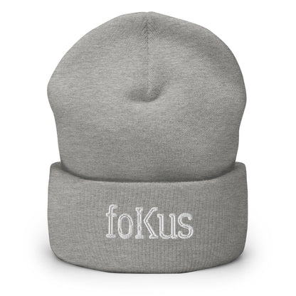 foKus Beanie -TEXT-