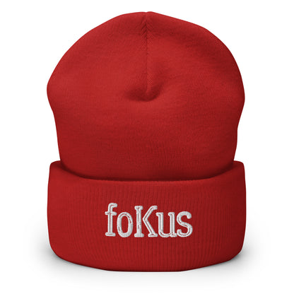 foKus Beanie -TEXT-