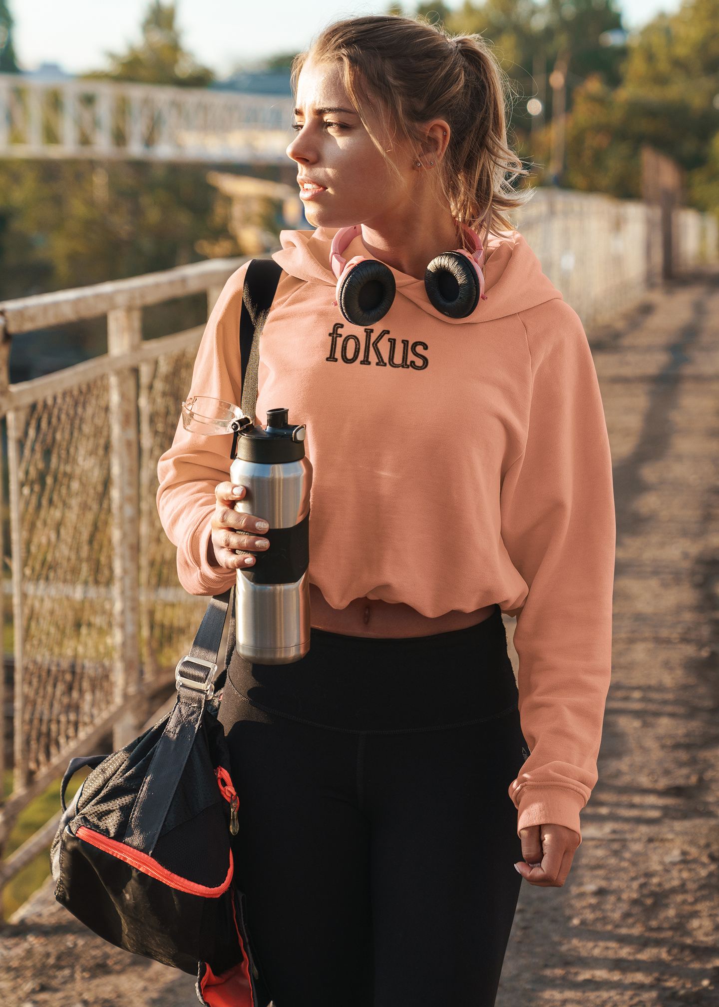 "Be Strong, Be You" Crop Hoodie